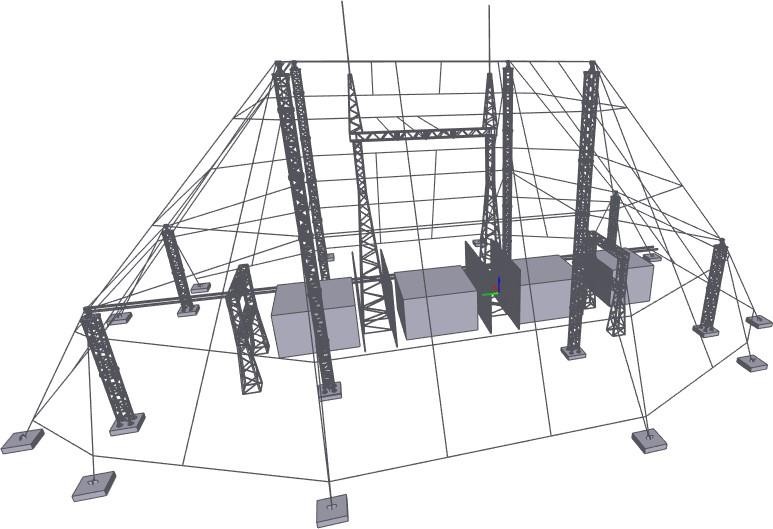 3D-модель защитной конструкции для энергетического оборудования